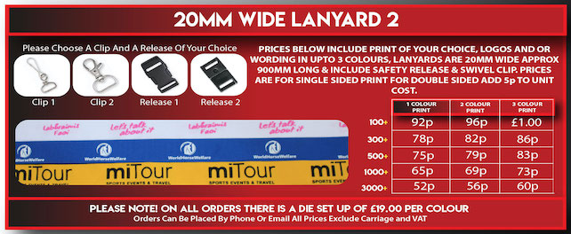Lanyard 2 Red